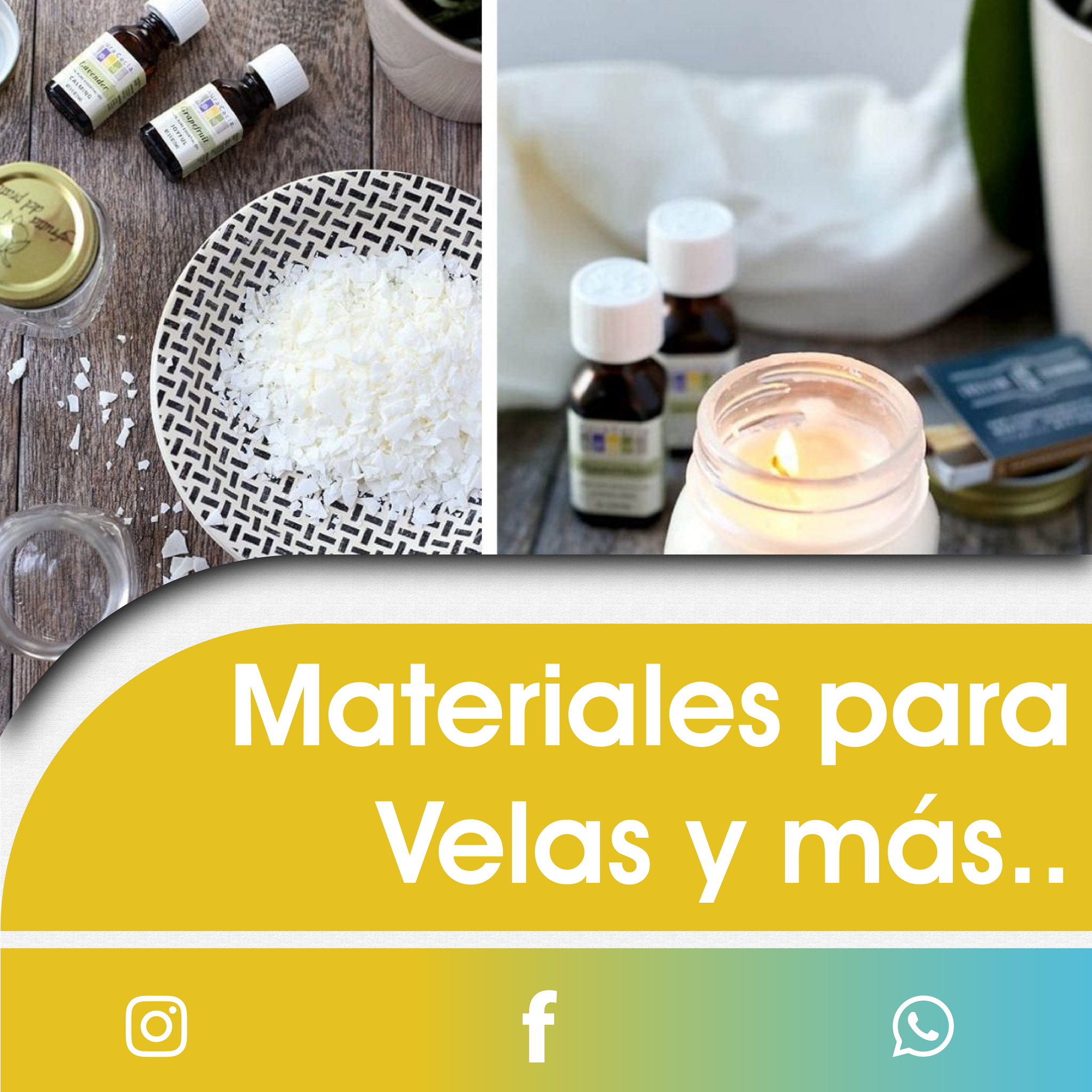 Materiales para Velas y más....
