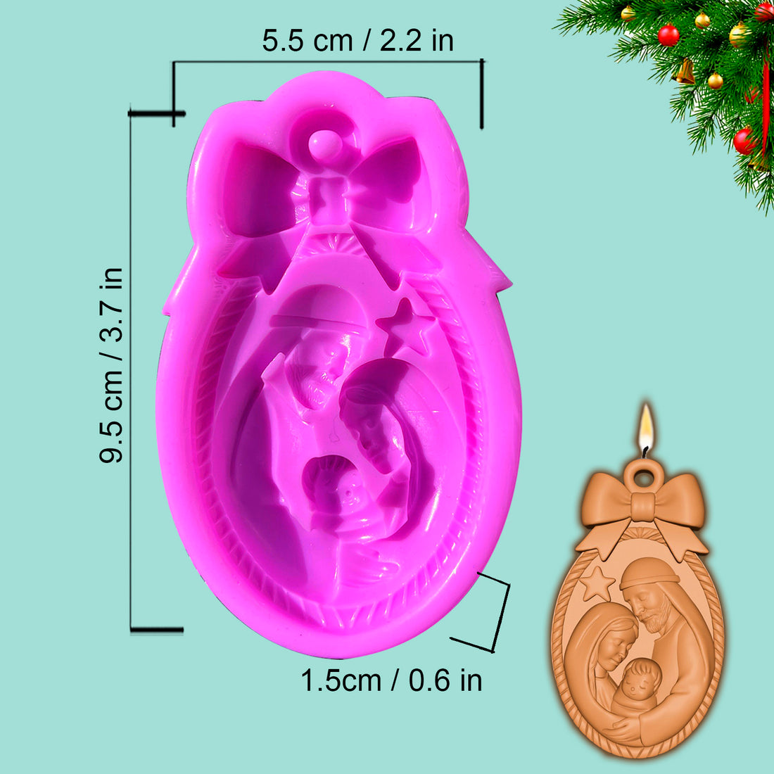 Molde Bombillo Ovalado – Código: 005582