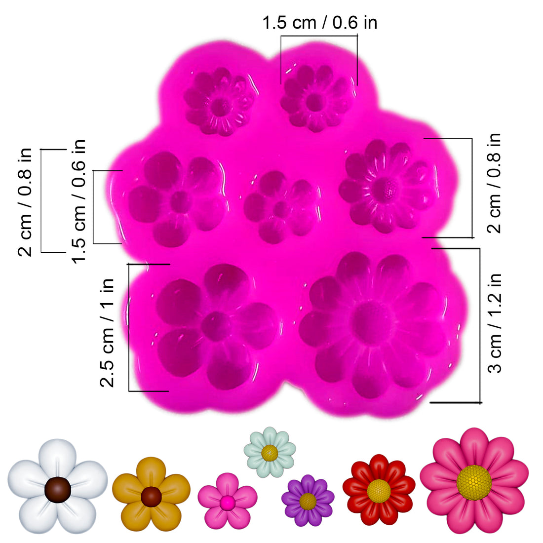 Molde Flores x7 – Código: 005575