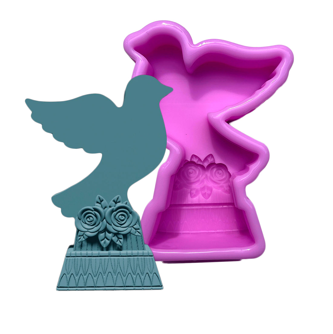 Molde Paloma con Flores – Código: 005618