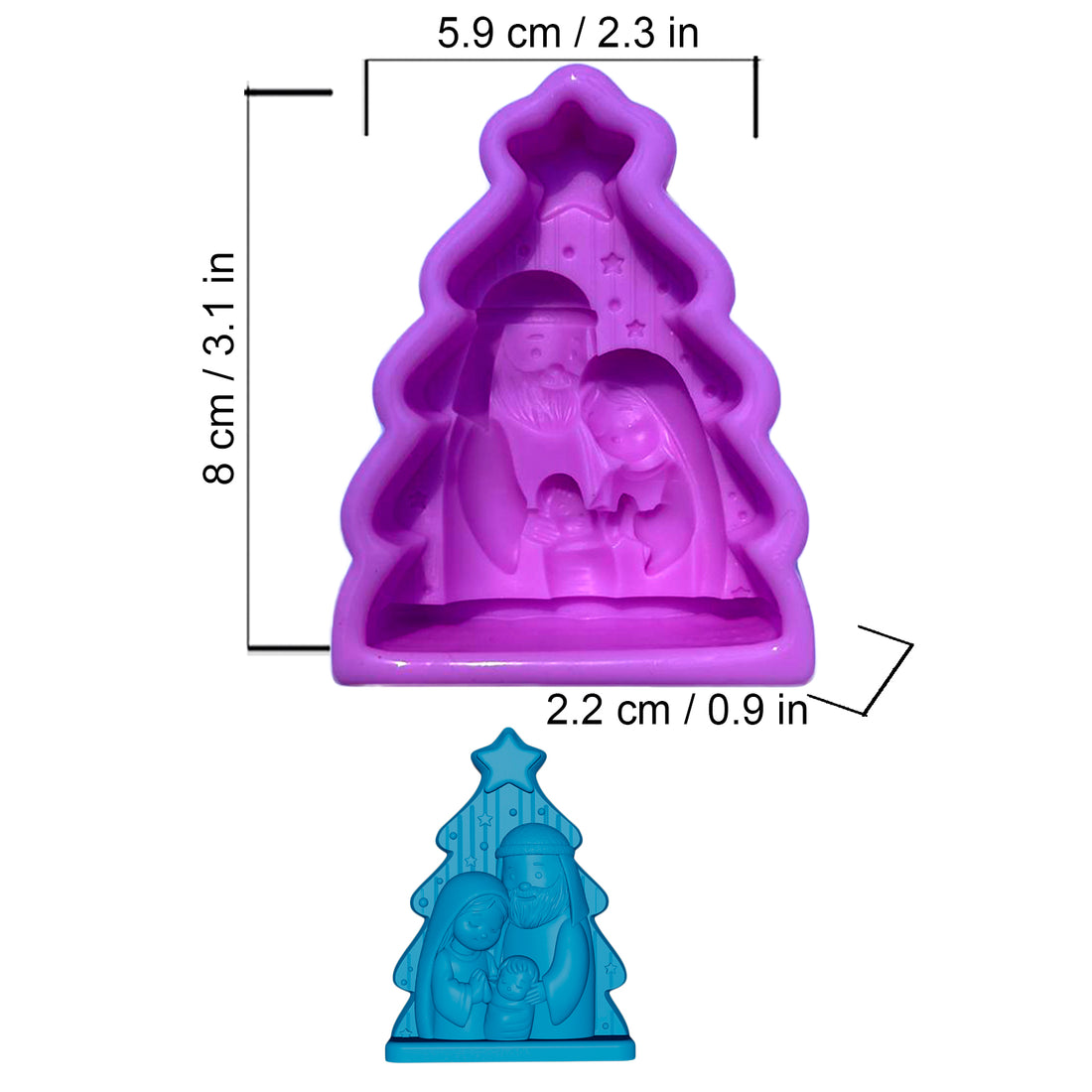 Molde Árbol Sagrada Familia Pequeño – Código: 005604