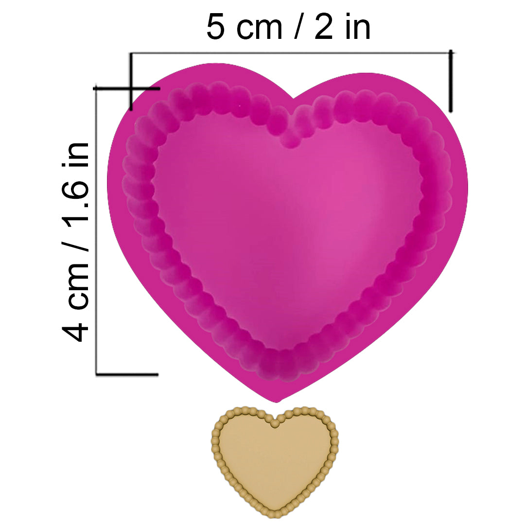 Molde Base Corazón  – Código: 005509