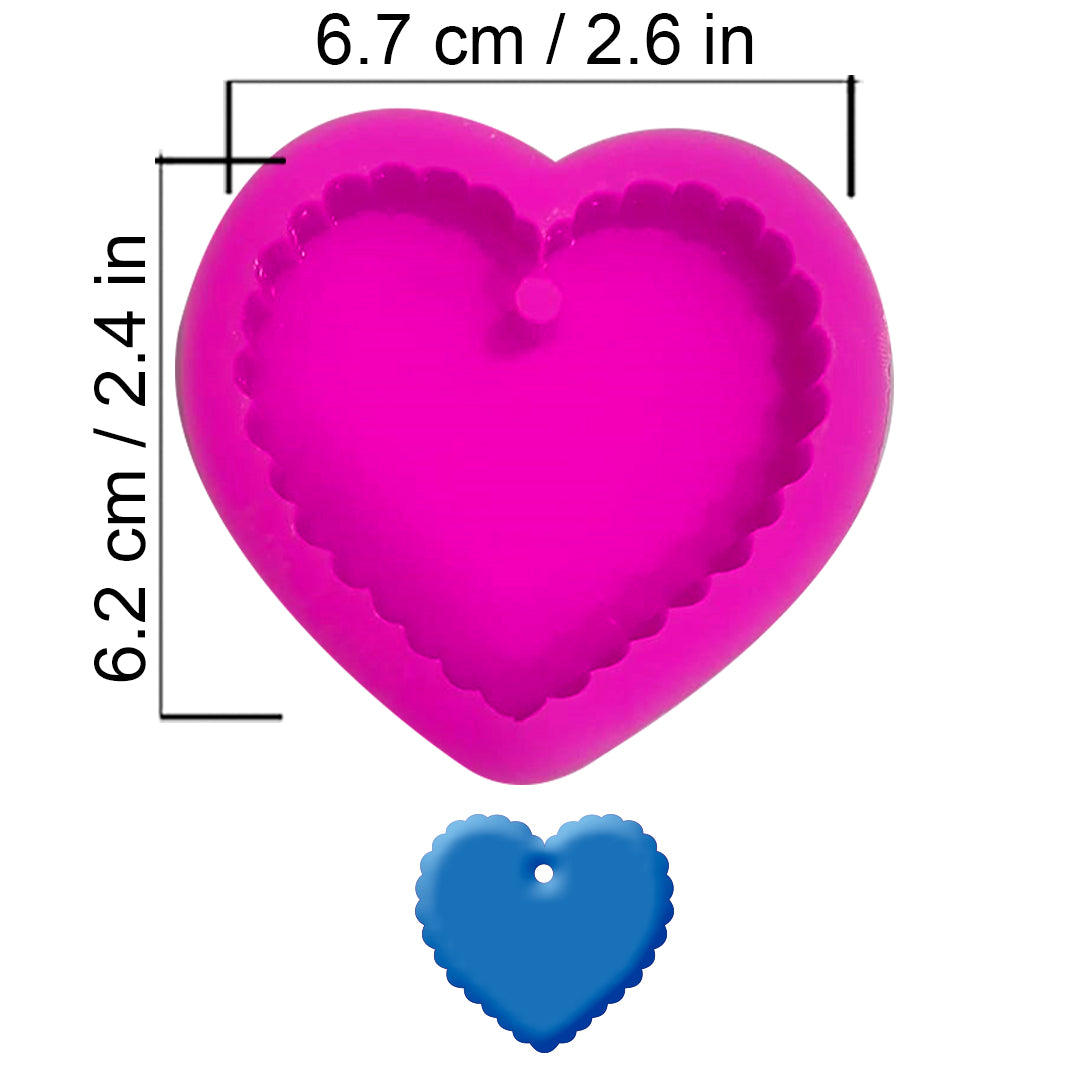 Molde Wax Sachet Corazón – Código: 005499