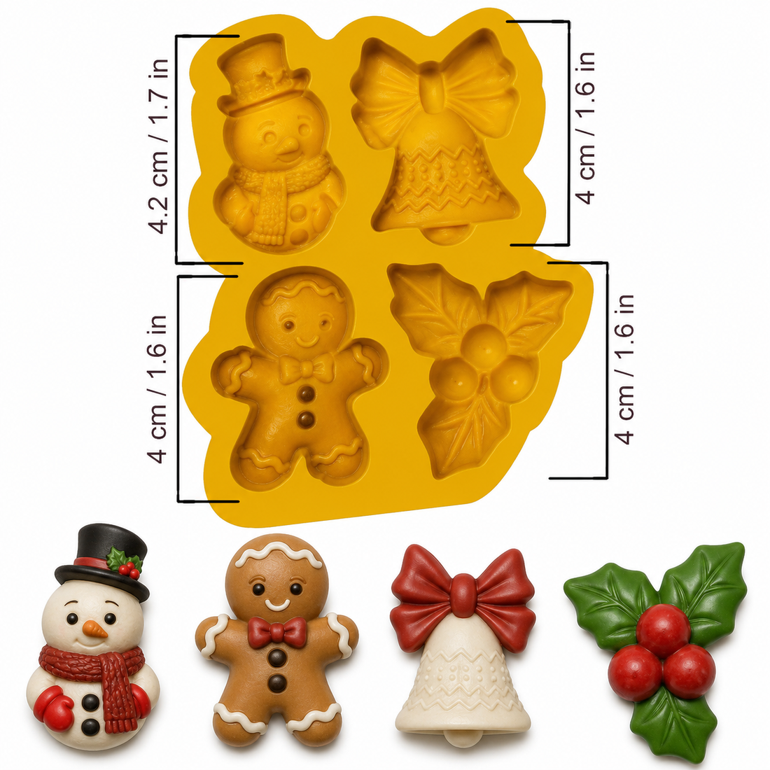 Molde Mini Apliques Navideños 1 – Código: 005584