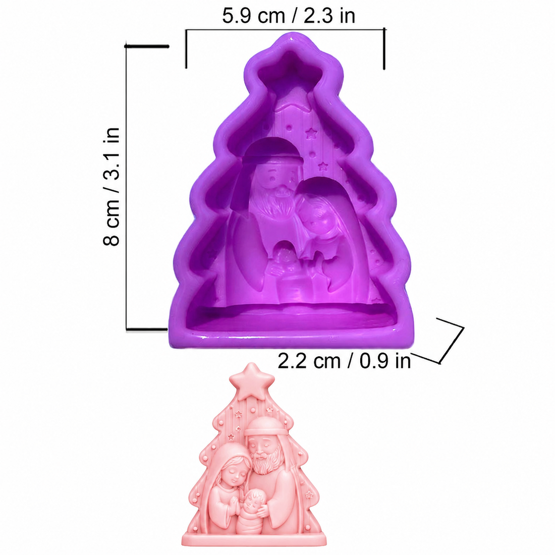 Molde Árbol Sagrada Familia Pequeño – Código: 005604