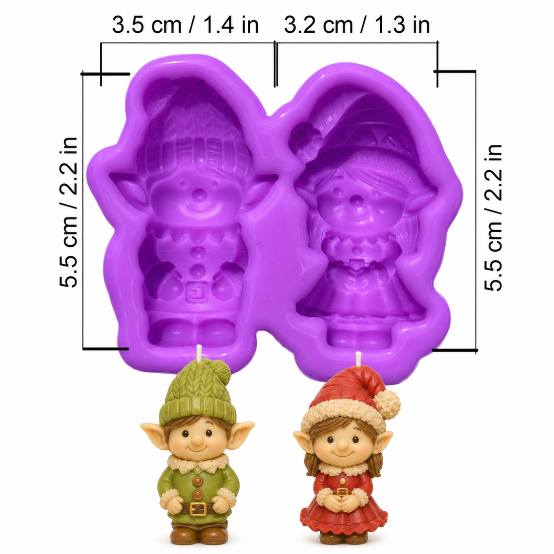 Molde Duendes x2 – Código: 005601