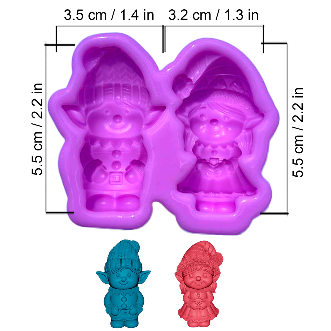 Molde Duendes x2 – Código: 005601