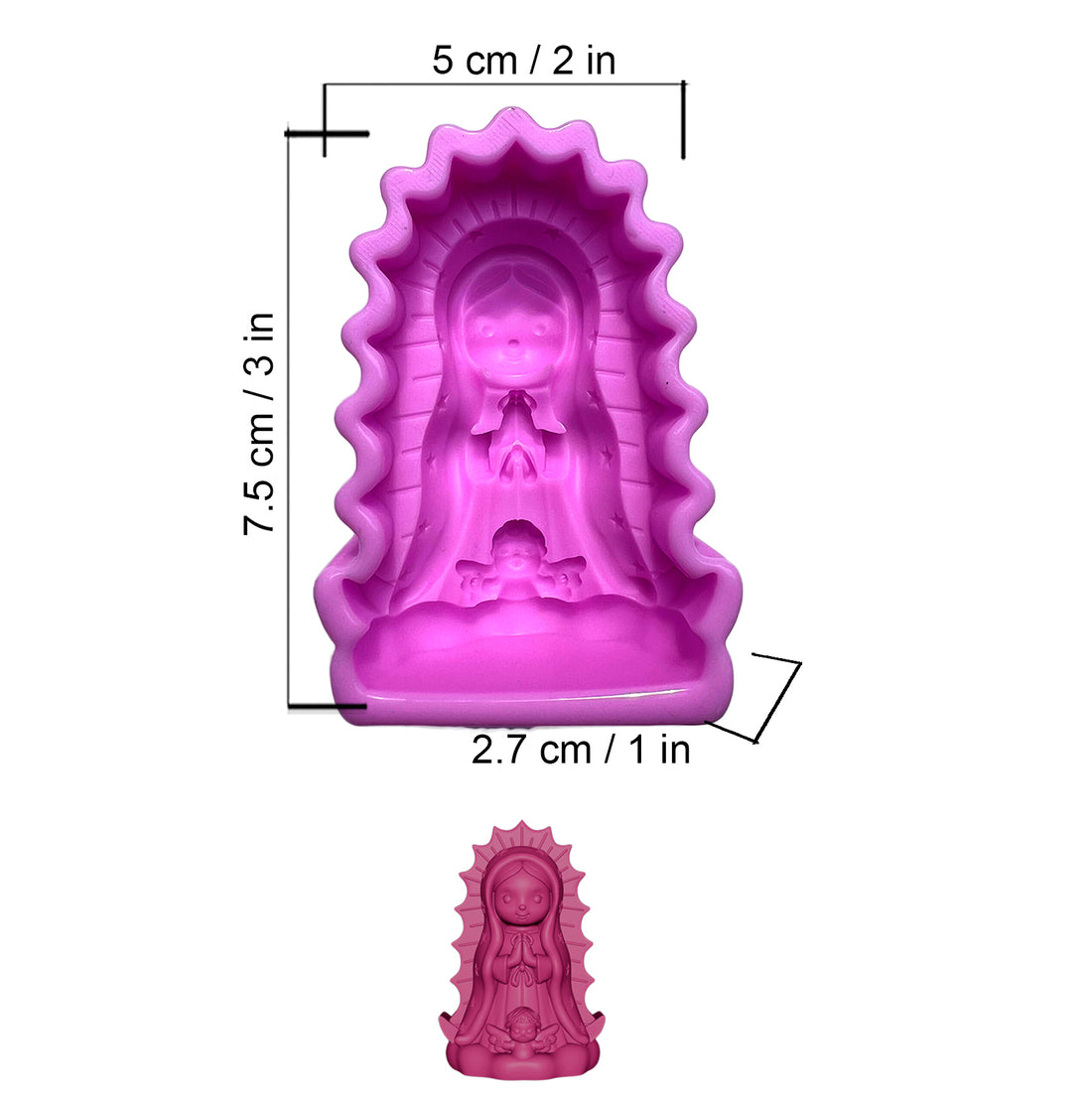 Molde Virgen con Niño (Pequeño) – Código: 005614