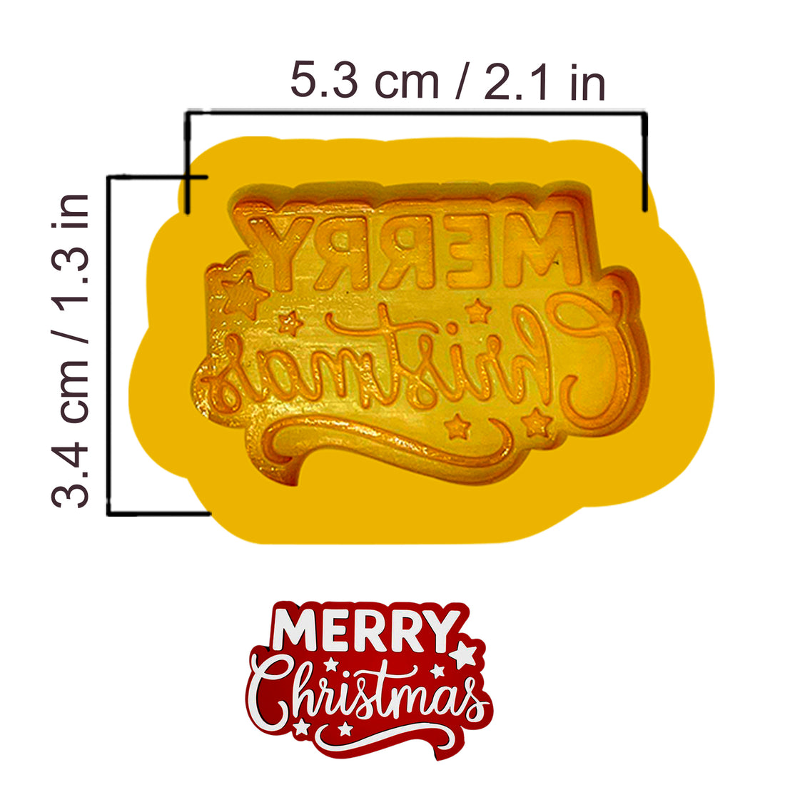 Molde Merry Christmas – Código: 005588