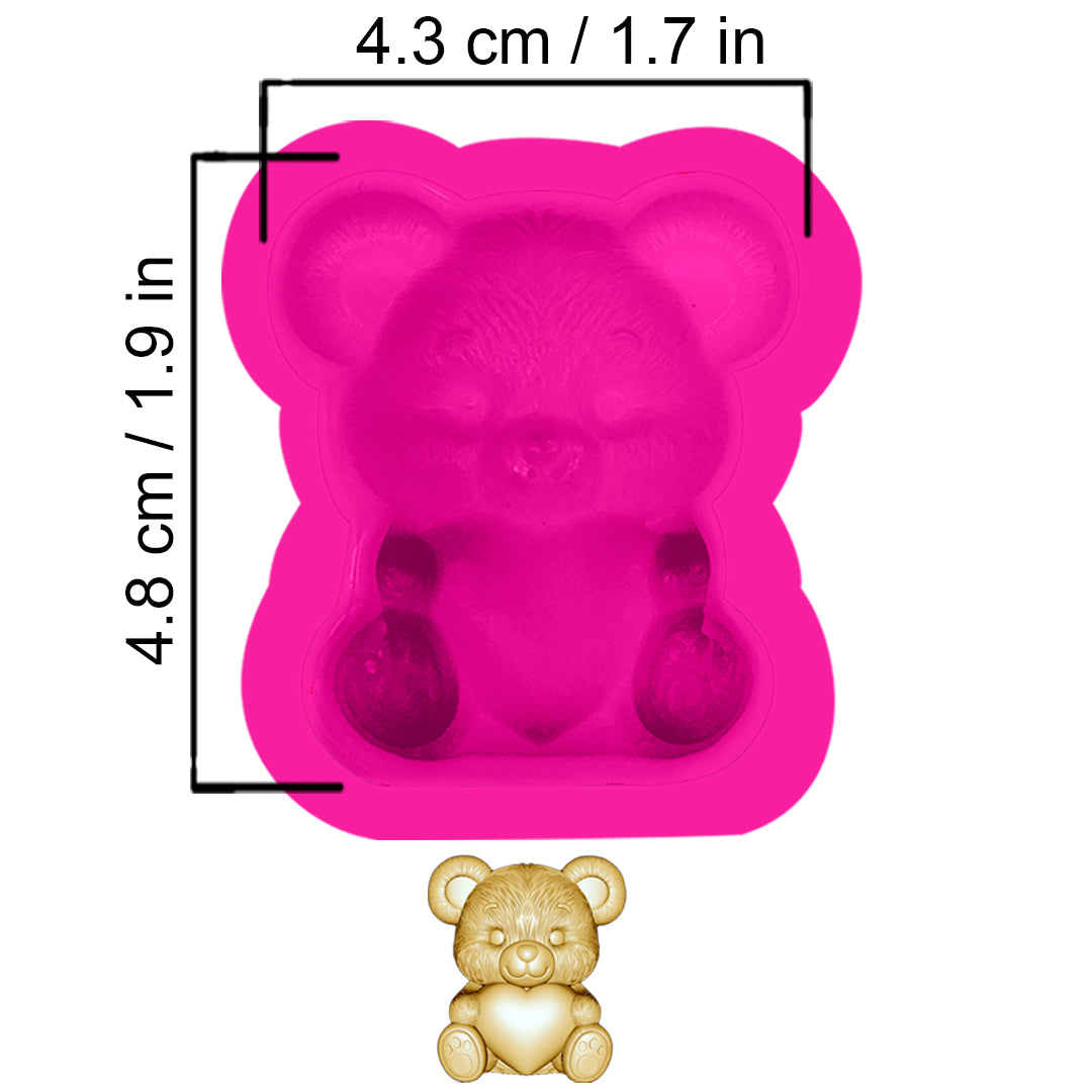 Molde Oso Corazón  – Código: 005503
