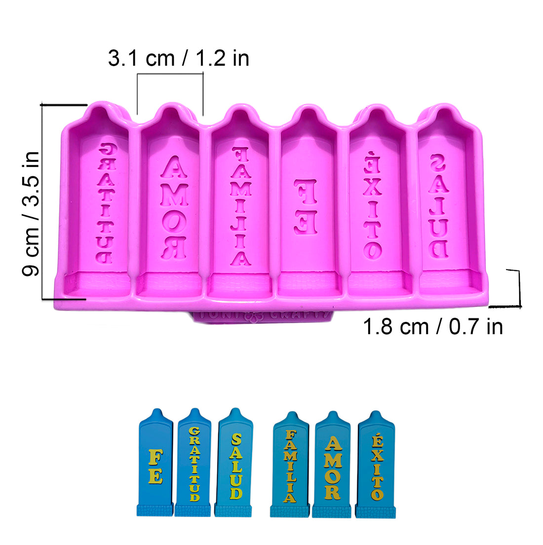 Molde Velas de los Deseos Pequeño – Código: 005621