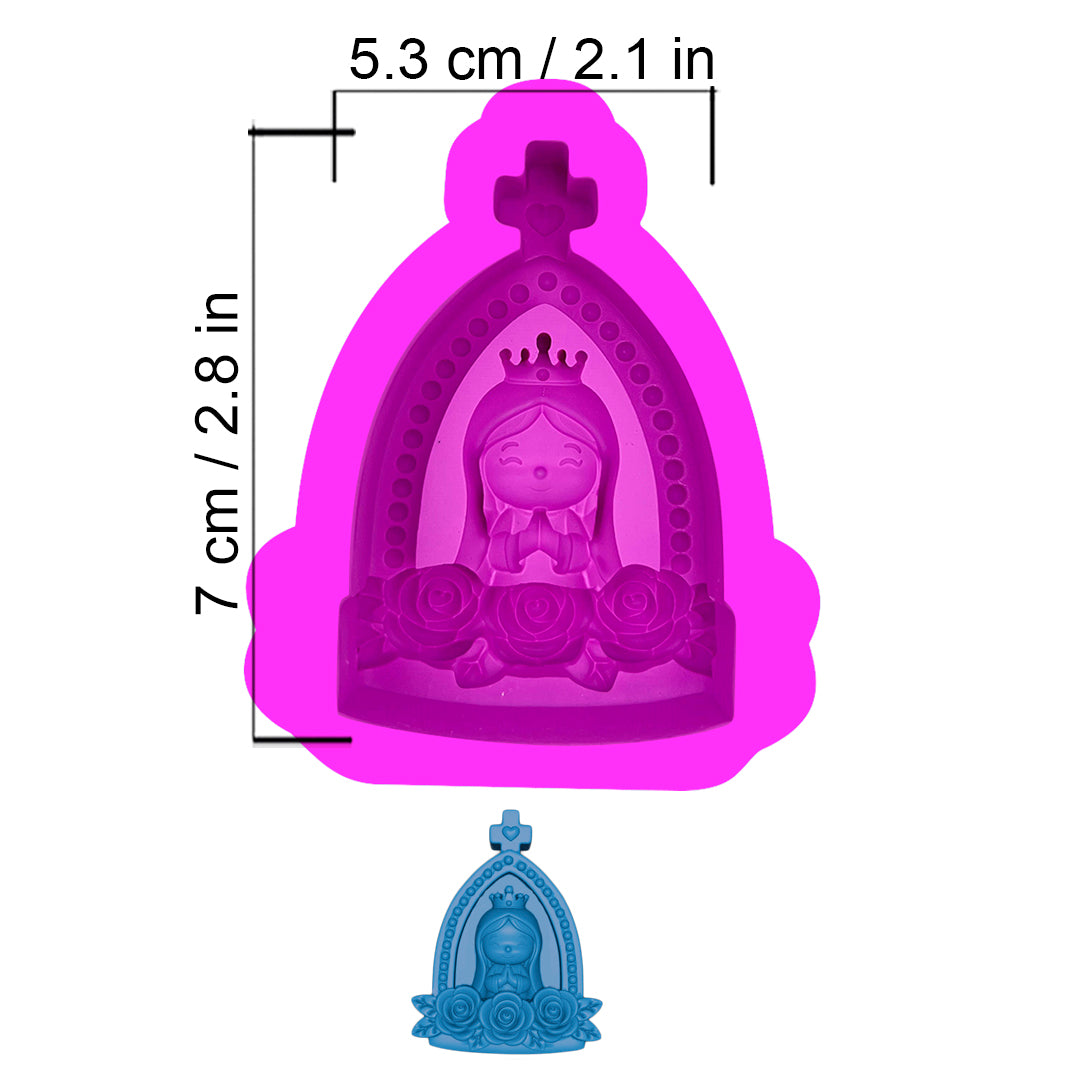 Molde Virgen Cruz  – Código: 005497