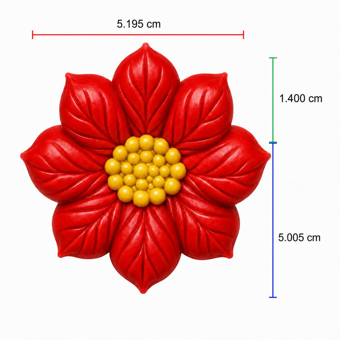 Molde Flor de Pascua Cod: 005664