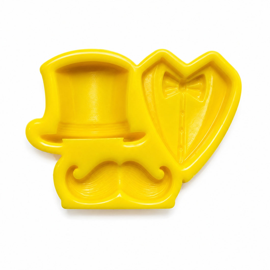 Molde Ch – Vela Sombrero, bigote, smoking. Cod: 005676