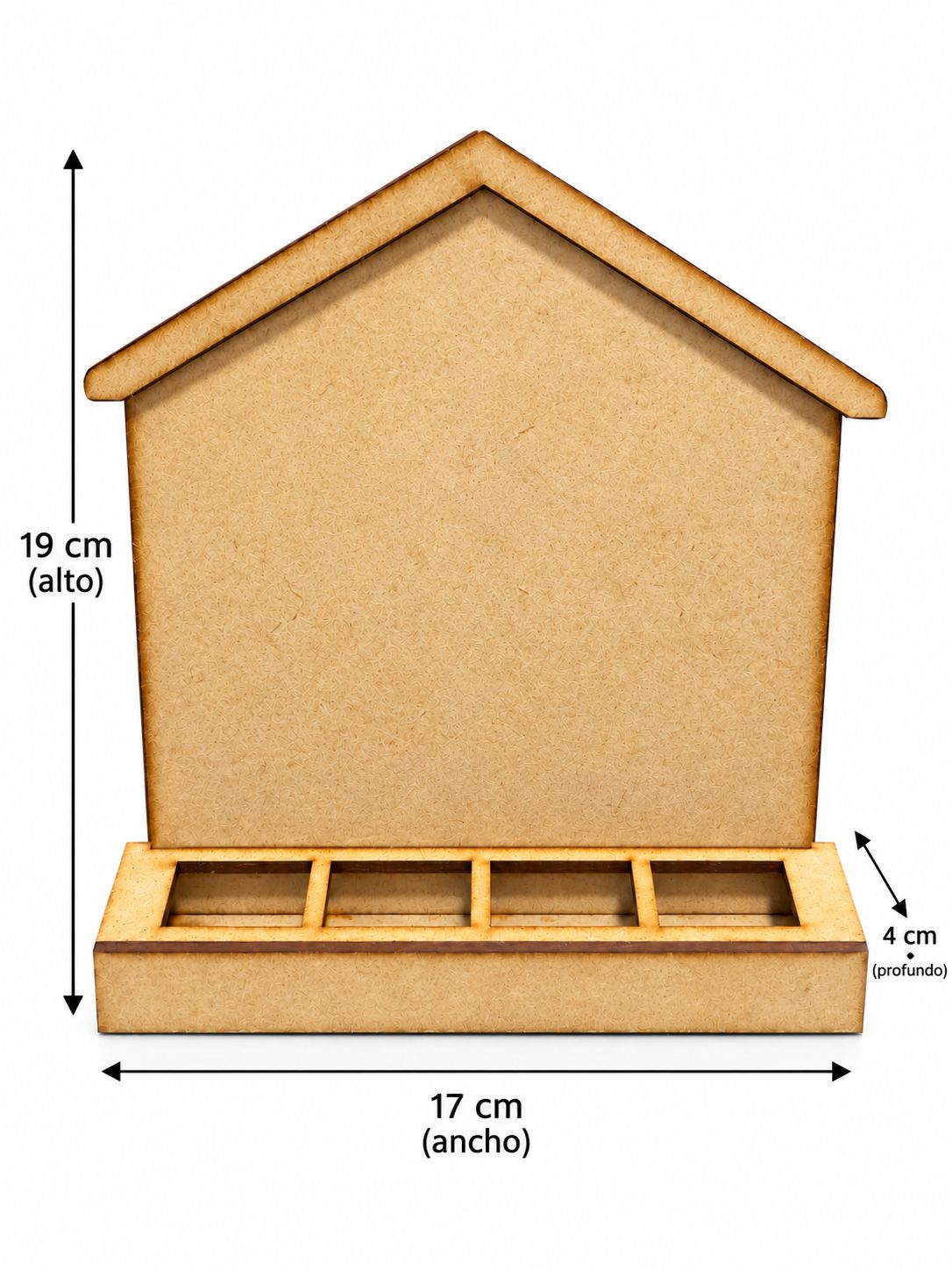 Porta Vela MDf Casita grande cod: 005691
