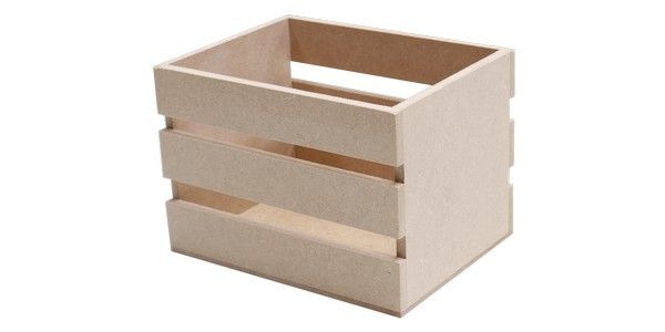 Caja de madera mediana (30x20x14cm).