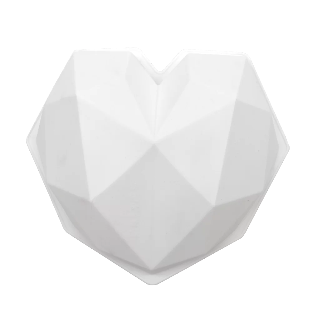 Molde silicona Corazón diamante 20cm