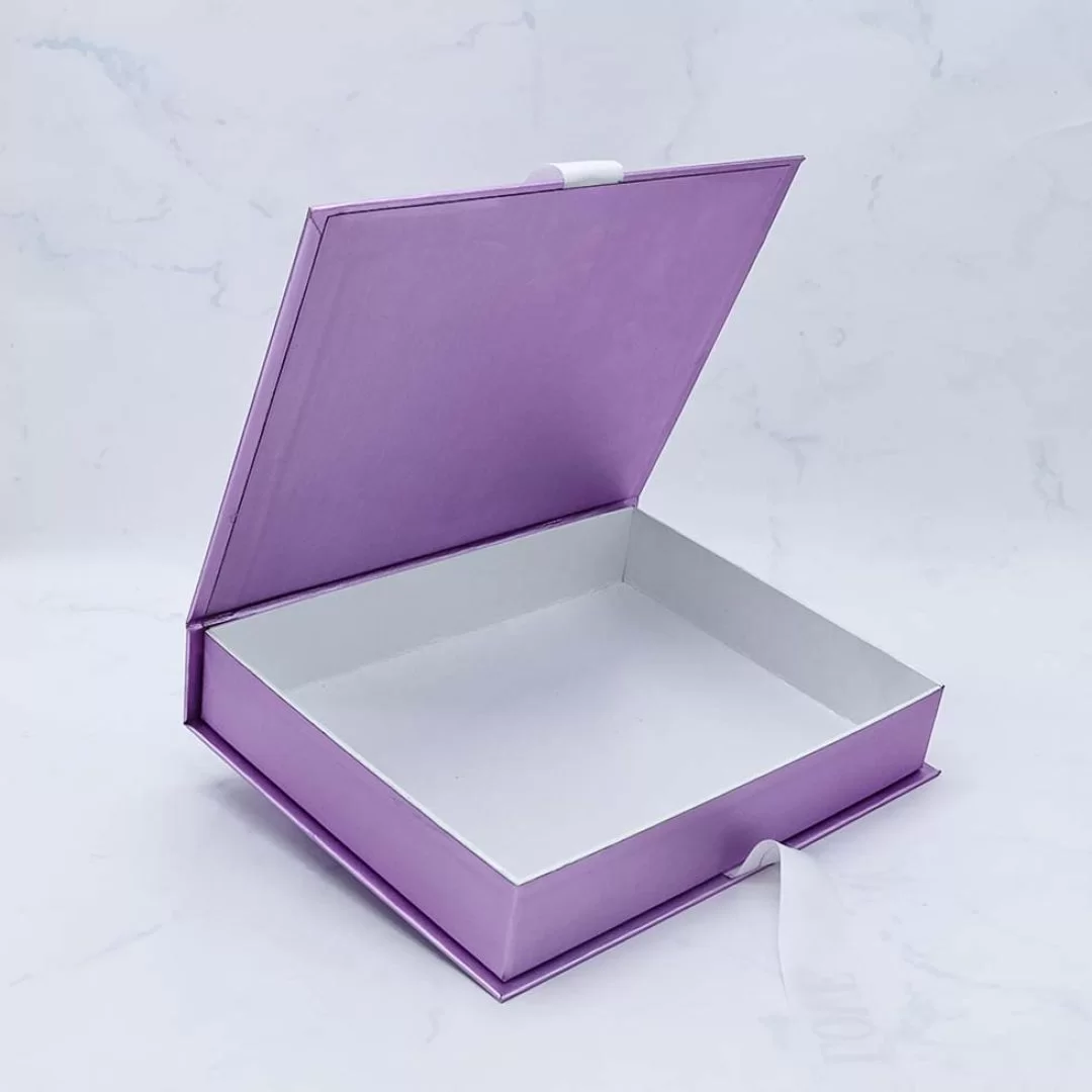 caja para agenda lila